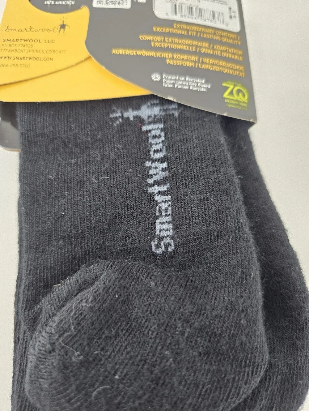 Smartwool Lifestyle Women's Cushion Merino Wool Tall Boot Crew Socks NEW M Black